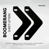 Boomerang Sheet Lifters Durable Flat Triangle Shape 11 x 6 Black Protect Sheets from Tearing and Curling Fit Standard 3R