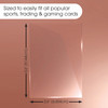GOLD SEAL 1000 Pcs Soft Trading Card Sleeves Top Loading Clear Pockets for 25 x 35 Cards Archival Safe Premium Thickness