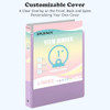 1inch 2inch 3Ring Binder with Pockets Basic Binders 12 Color Binders Holds Letter Size 85 x 11200450 Sheet Capacity Bund