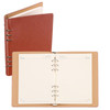 PATIKIL 6 Ring Binder Cover A5 Leather Notebook Binder Mini Refillable Loose Leaf Personal Planner with 80 Sheets Paper