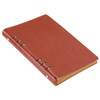 PATIKIL 6 Ring Binder Cover A5 Leather Notebook Binder Mini Refillable Loose Leaf Personal Planner with 80 Sheets Paper
