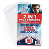 Hero Armor Comic Book Bags and Boards Boards are preloaded into comic book sleeves Resealable AcidFree Archival Quality