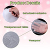 8 Pcs Adhesive Clear Corner Pockets 6 x 6 Inch Sticky Pockets for Planners Self Sticky Pockets Index Card Pockets for No