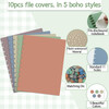 gisgfim 5 Set Discbound Notebook Cover and Disc Set 85 x 1175 inch Inch Poly Cover with Disc Discbound Notebook Accessor