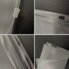 YoeeJob 3 Holes Clear PVC Zipper Binder Pocket Insert Pages Letter Size 8 12 x 11 Loose Leaf Binder Filing Storage Bags