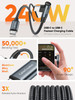 CableCreation 240W USB C to USB C Fast Charging Cord Right Angle, 6FT Braided Type C to C Charger Cord for iPhone 16, MacBook Pro/Air, iPad Pro/Air/M