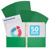 Green Folders with Pockets and Prongs Green Pocket Folders with Prongs Brad Folder Paper Fit Standard 3 Hole Punch Paper