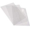 CFS Products 7 Mil 812 x 11 Inches PVC Binding Covers Pack of 100 Clear Compatible with GBC Fellowes and Trubind Binding