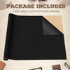 Geyoga Book Cloth Cover for Binding 40 x 16 Inch Self Adhesive Fabric Book Binding Cloth Archival Supplies for Books Alb