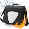 Henoyso Fireproof 3 Ring Binder 3 Inch ORing 600 Sheets Capacity Zippered with Expanding File Handle Shoulder Strap Mult