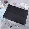 Antner 7 Ring Business Checkbook Binder for Business Checks 600 Checks Capacity PU Leather Check Book Binder Cover with