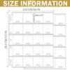 30 Sheets Uncle Paul Coin Binder Sheets for 2 x 2 Coin Flips 600 Pockets 7 Holes Coin Pages Holders for Cardboard Compat
