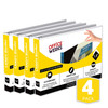 4 Pack of 85 X 11 Landscape View Binder 3Ring 15 Inch Capacity Round Ring White Horizontal Formatted with Clear Cover Po