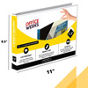 4 Pack of 85 X 11 Landscape View Binder 3Ring 15 Inch Capacity Round Ring White Horizontal Formatted with Clear Cover Po
