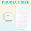 400 PCS Clear Binder Sheet Converter Stickers Convert NonPunched Paper to LooseLeaf Binder Refill Pages for DIY Planner