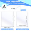 Sherr 2 Pcs Rigid Print Protectors Fit 24 x 36 Inch Poster Paper Top Loading Page Protectors Plastic Poster Sleeves PVC