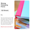 PATIKIL 10Pcs Binding Bars 15mm Binding Bars Slide Grip 120 Sheets Capacity A4 Size Report Binder Triangle Presentation