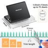 Binding Machine for Planner WORKLION Metal 10 Hole PunchMulti Color 30 Hole Loose Leaf Binder Rings10 pcs for Making 26