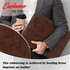 Professional 3Ring Portfolio Organizer A4 Padfolio with Zipper Premium PU Leather Business Planner Folder for Resume Int
