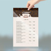 AKONEGE 6PCS 11 x 17 Rigid Print Protectors Hard Plastic Sheet Protectors Clear Heavy Duty Top Loading Menu Holder Poste
