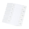 200pcs Sturdy Paper Ring Binder Stickers Clear Punch Reinforcement Stickers SelfAdhesive Binder Labels for Documents Pho