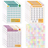 12pcs Money Saving Challenge Binder Trackers for 6 Ring A5 Binders with 8pcs Stickers 100 Day Money 1000 Saving Binder R
