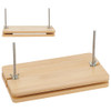 BENECREAT 93x59inch Wooden Book Press Portable Book Binding Flat Paper Press for Bookbinding Supplies Home Office