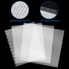 50 Piece Clear Sheet Protectors Page Protectors 85 x 11 Clear Binder Sheet Protectors Discbound Sheet Protectors for Dis