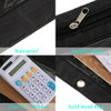 Marspark 30 Packs Pencil Pouch 3 Ring Binder Pen Pouch Cloth Pencil Pouches Zipper Pen Case Bag with Clear Window for Sc