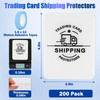 200 Pack Trading Card Shipping Protectors with Tape Rolls AHIER 35 x 45 Plastic Cardboard Inserts for Bubble Mailers Tra