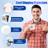 200 Pack Trading Card Shipping Protectors with Tape Rolls AHIER 35 x 45 Plastic Cardboard Inserts for Bubble Mailers Tra
