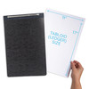 5 Blue Summit Supplies 11x17 Folders Black Tabloid Pressboard Report Cover with Metal Prong Fasteners Durable 25pt Press