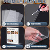 AKONEGE 5PCS 11 x 14 Rigid Print Protectors Hard Plastic Sheet Page Protectors Heavy Duty Top Loading Menu Covers Poster