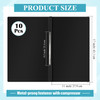 Resurhang 10 Pcs 11x17 Inch Pressboard Report Cover 3 Capacity Presentation Binder Folder with Metal Prong Paper Fastene