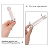 beinkmake 12Pcs A7 Notebook 2Ring Binder Mechanism DRings ORings Holes 25mm Metal Loose Leaf Binders Spines Combs for Bi