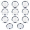 BENECREAT 11Pcs Aluminium Alloy Binding Discs Flat Round Discbound Metal Expansion Discs for Discbound Notebook Artwork