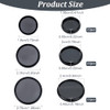 BENECREAT 33Pcs Black Book Binding Discs 06 08 09 ABS Plastic Discbound Plastic Expansion Discs Binding Ring Discs for D