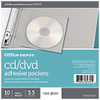 Office Depot Sheet Protector CDDVD Pockets 6in x 10 12in Clear Pack Of 10 534597
