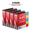 Performore 3 Ring Binder Professional Angle D 25 Inch Presentation Folder for Standard Pages 85 x 11 with Pockets Crysta