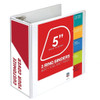 3 Ring Binder Professional Angle D Ring Binder 5 Inch Presentation Folder for Standard Pages 85 x 11 with Pockets Crysta