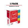 3 Ring Binder 25 Professional Angle DRings Presentation Folder for Standard Pages with Inside Pockets Customizable Clear