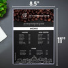 Performore 85 x 11 Heavy Duty Rigid Print CrystalClear Toploader Hold Protect Store Display Photographs Restaurant Menu