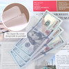 12PCS A5 Binder Pockets6Holes Zipperless Cash Envelopes for BudgetingClear PVC Savings Challenges Envelopes A5 Binder Po