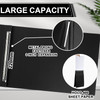 gisgfim 12 Pcs 11 x 17 Pressboard Report Cover 3 Capacity Metal Prong Paper Fastener with Compressor Presentation Binder