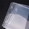 Mogoostry B5 Sheet Protectors 17 Hole Pocket Binder Sleeves with Side Flap Loose Leaf Inserts Folder Filing Bags for 9 2