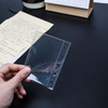 Mogoostry A8 Sheet Protectors for 5 Ring Binder 20 Sheets Clear Page Protectors Plastic Photo Card Sleeves Double Layer