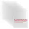 TOTiyea 50 Pack 16 Mil Poly Binding Covers Sand Texture Binding Presentation Covers Square Corners UnPunched 85 x 11 Inc