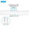 PATIKIL 13mm12 Plastic Spiral Binding Coils 20 Pcs Binding Spirals 105 Sheet Capacity 41 Pitch Binding Spirals for Bindi