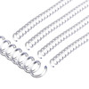 PATIKIL 6mm14 Plastic Spiral Binding Coils 50 Pcs Binding Spirals 30 Sheet Capacity 41 Pitch Binding Spirals for Binding