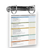 2 Ring Binder Mechanism Magnetic Ring Binder 1 Inch D Shaped Ring for Hanging A5 Paper Size 55 x 85 Inch Half Letter Pac
